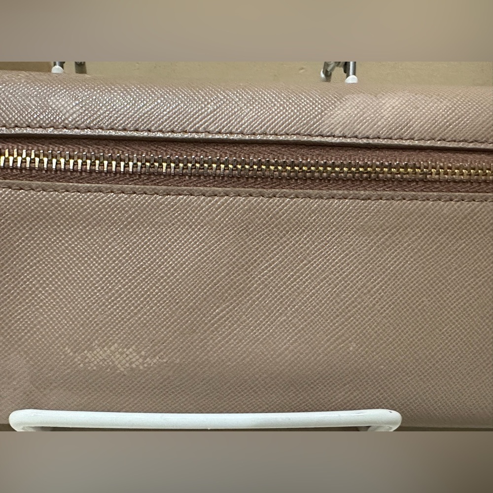 PRADA Tricolor Saffiano Double Snap Wallet - Picture 4 of 16